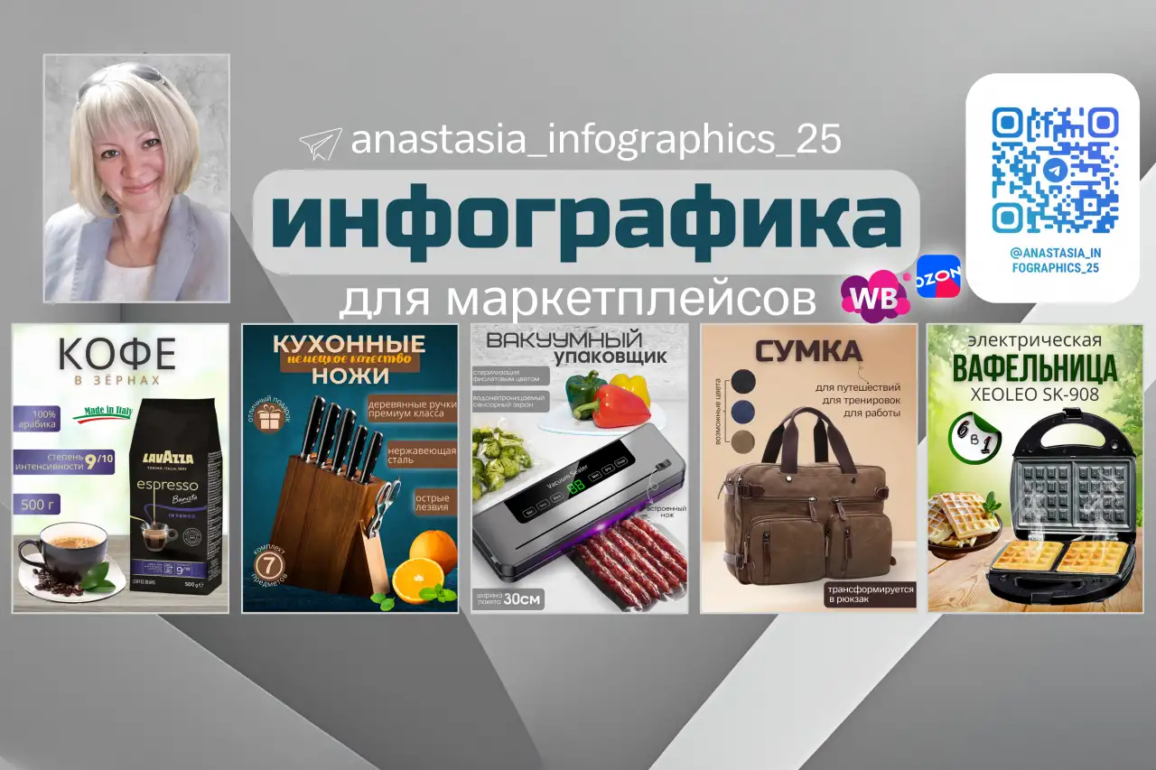 Инфографика для маркетплейсов, фотография 1