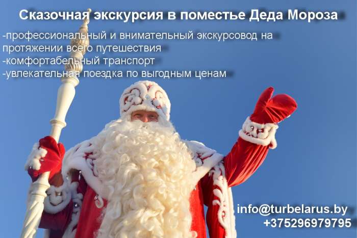 Сказочная экскурсия в поместье Деда Мороза, фотография 1