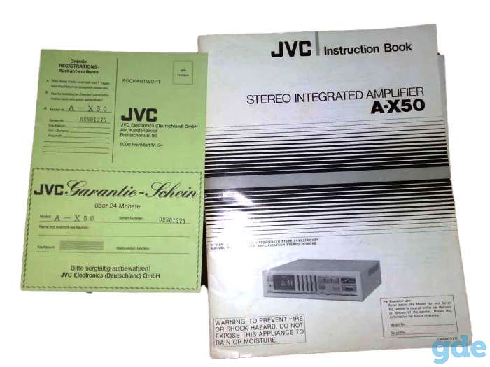 JVC A-X50 - Усилитель HI-FI, фотография 4