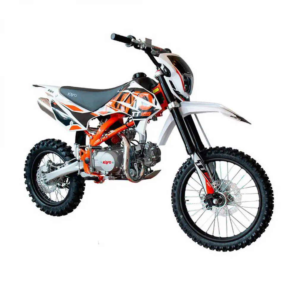 Питбайк KAYO BASIC K125EA 1714 KRZ полуавтомат, фотография 2