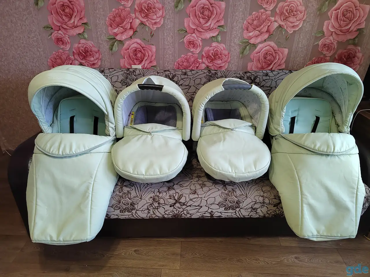 Коляска 3 в 1 Toddler Eco, фотография 8