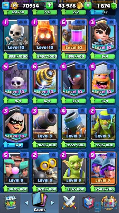 Account from the Clash Royale, фотография 2