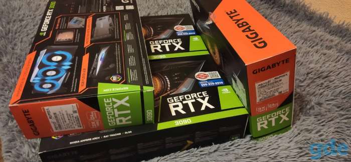 Gigabyte rtx 3090 gaming oc 24g минск продам новые видеокарты. есть 4 штуки, фотография 1