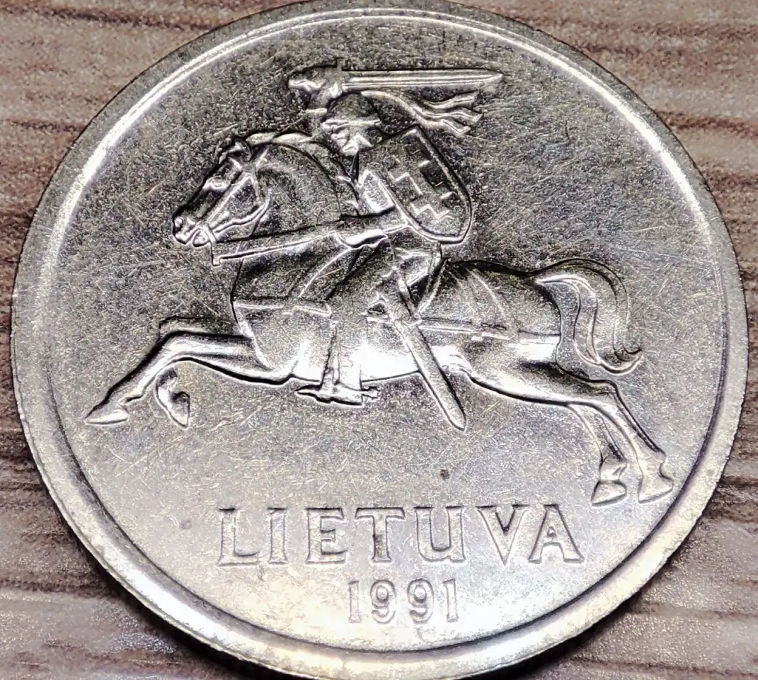 2 лита 1991 (Litai) Литва, фотография 4
