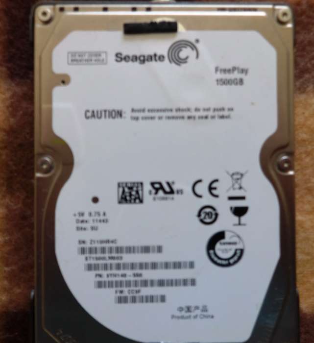 Жесткий диск 2.5 Seagate 1500GB (внешний, внутренний), фотография 1