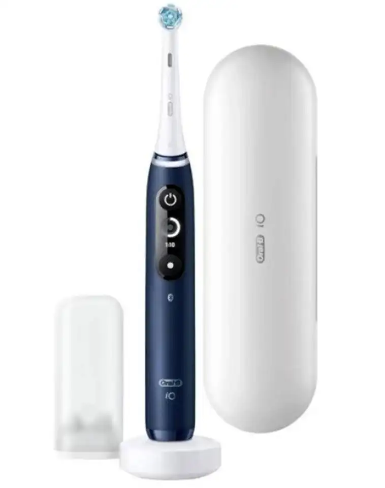 Электрическая зубная щетка oral-b io7 (magnetic blue sapphire), фотография 1