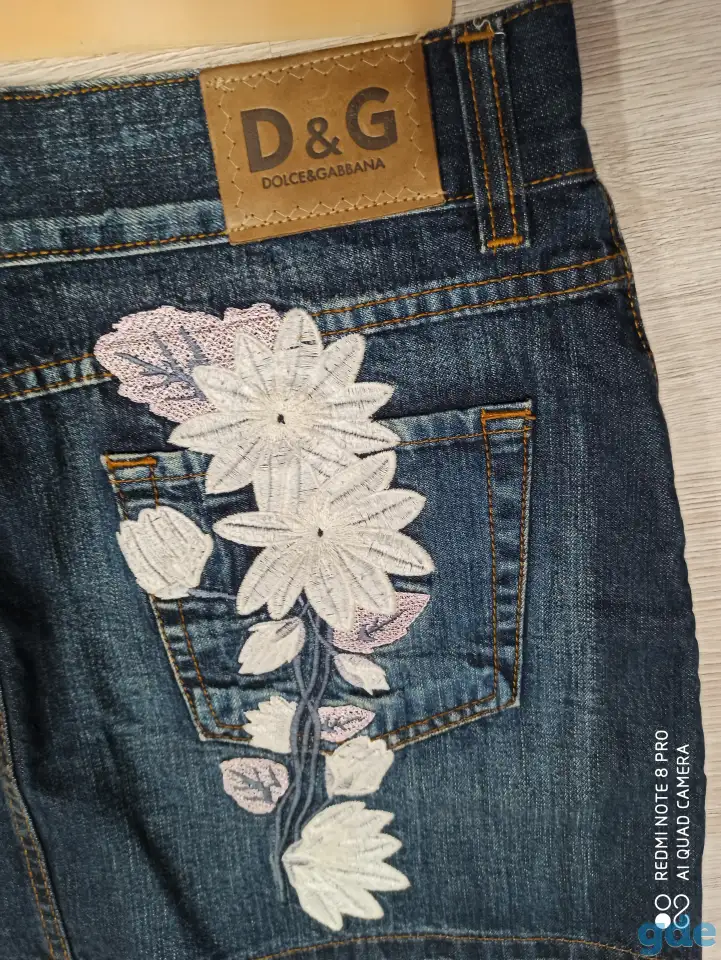 Юбка D@G DOLCE GABANO Италия. Размер SIZE:30. Талия (полуобхват) - 41 см,   длина - 34., фотография 5