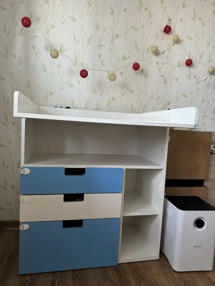 Пеленальный столик с 3 ящиками IKEA, фотография 3