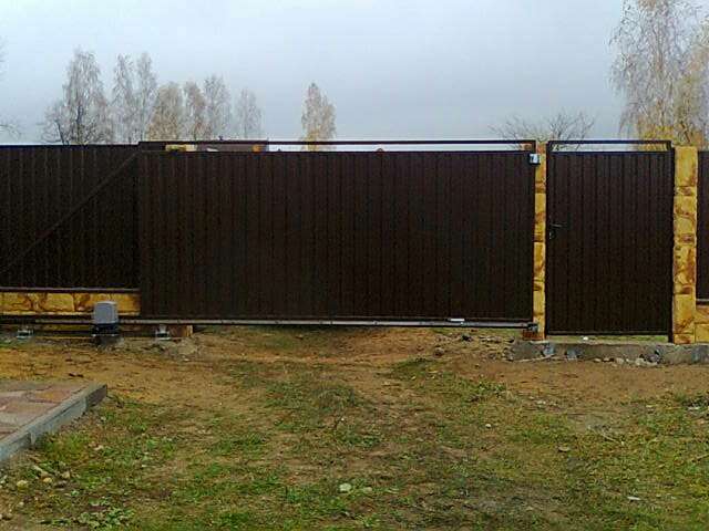 Каркасы откатных ворот , фотография 1