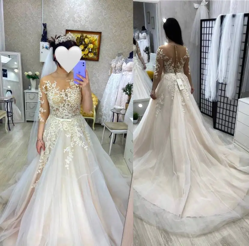 Продам свадебное платье  пеньюар, фотография 5
