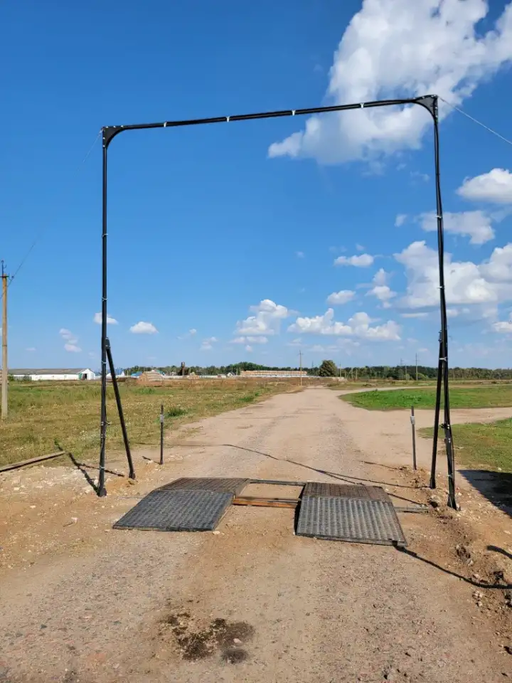 Рамка для дезинфекции автотранспорта, фотография 5