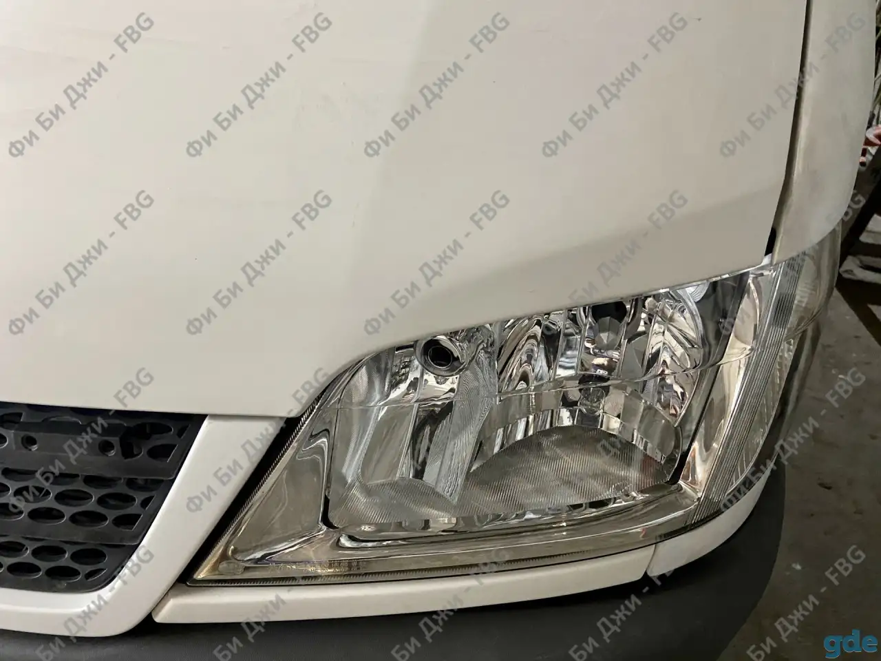 Реснички под фару Mercedes-Benz Sprinter W901-905, из стеклопластика, фотография 2