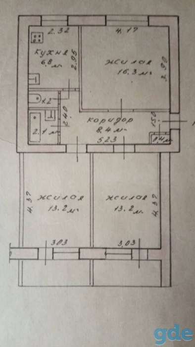 Продажа 3-х комнатной квартиры, г. Мозырь, ул. Социалистическая, дом 89, фотография 2