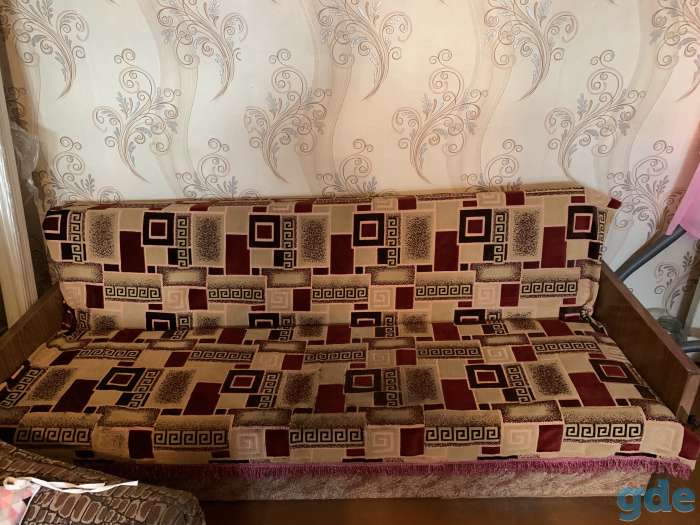 Продам диван б/у вместе с креслами., фотография 4