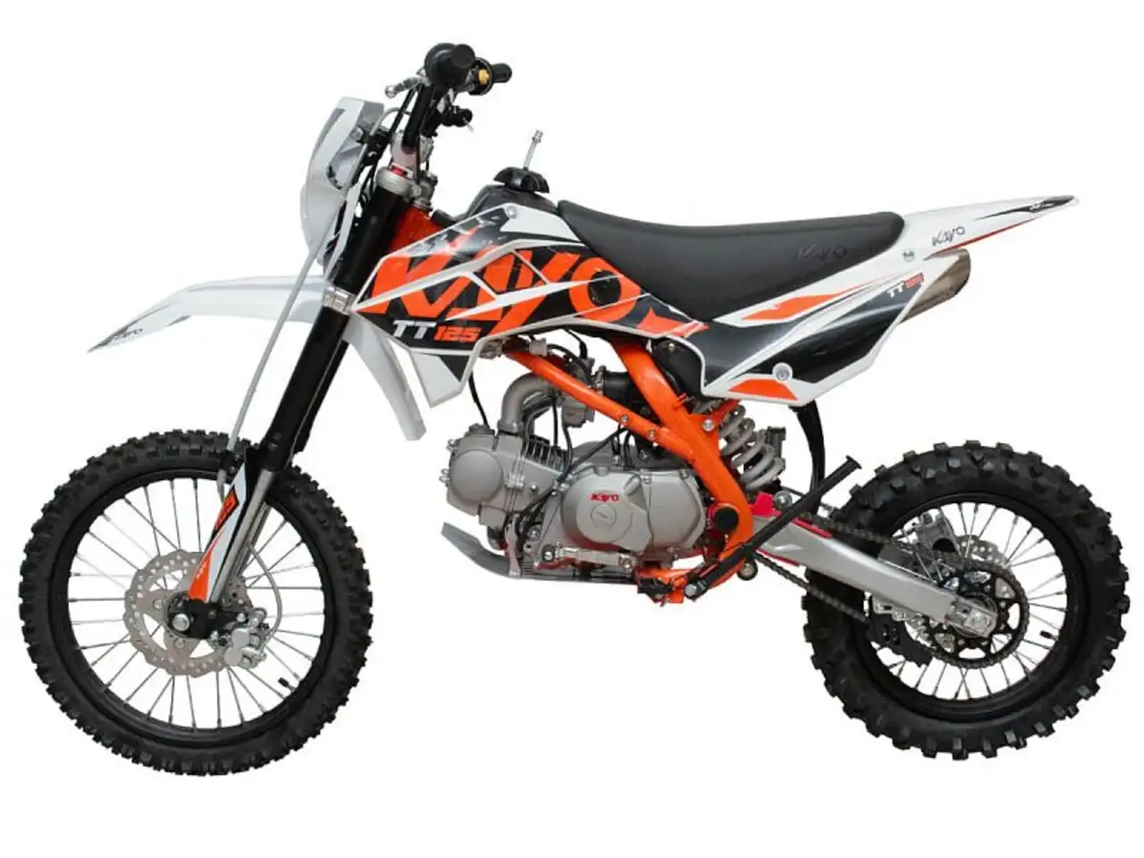 Питбайк kayo basic k125em 17/14 krz (механ. сцепл., эл. стартер 2024, фотография 2