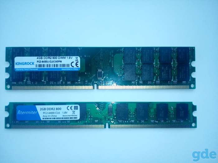 Оперативная память DDR2 2GB и 4GB 800 mHz, фотография 1