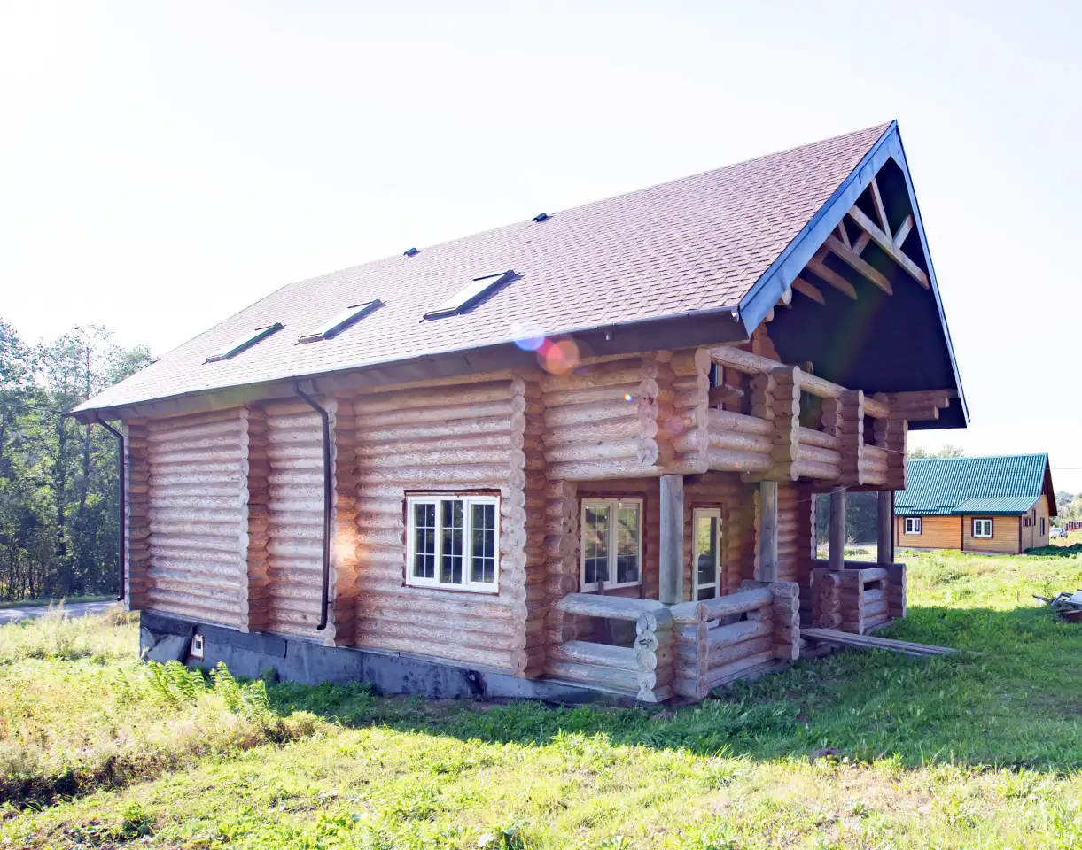 Продается дом из сруба в д.Марковщина  с отдельно стоящим гостевым домом с сауной! 15 км от Минска, фотография 3