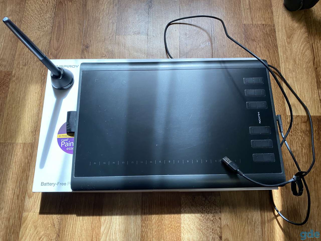 Графический планшет HUION (модель: H1060P), фотография 1