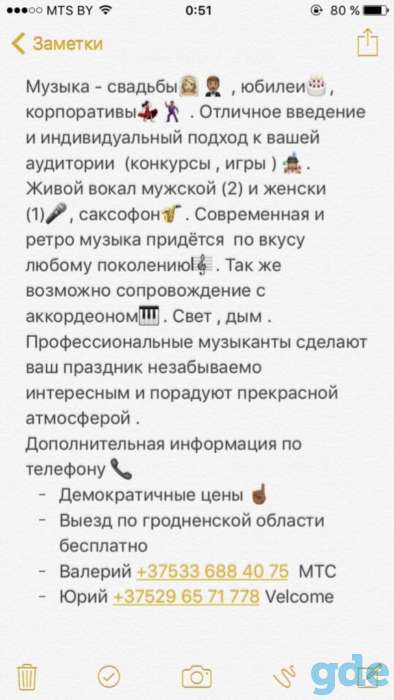 Музыка на юбилеи , свадьбы . Ведущий , живой вокал, фотография 1