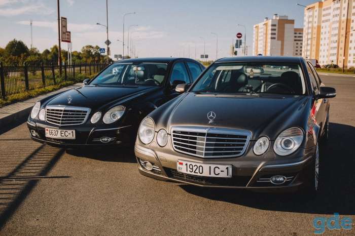 Свадебный кортеж Mercedes-Benz E-CLass, фотография 3