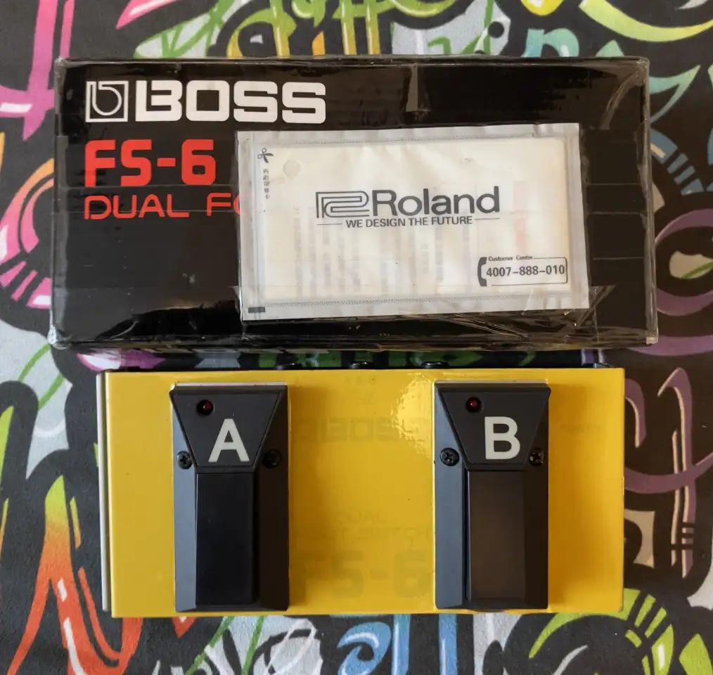 Boss FS-6  2-кнопочный гитарный фут-свитч, фотография 1