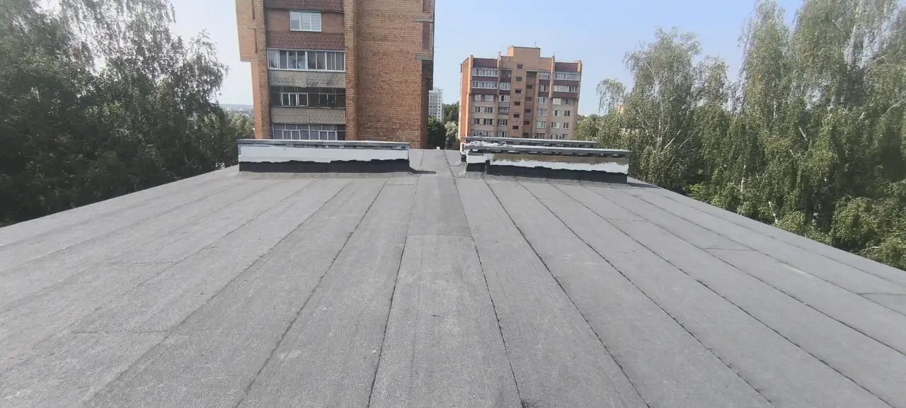 Кровельные работы, ремонт наплавляемой кровли, фотография 5