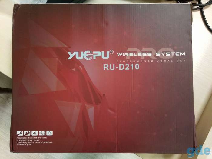 Беспроводная радиосистема YUEPU RU-210 (на 2 микрофона, новая), фотография 9