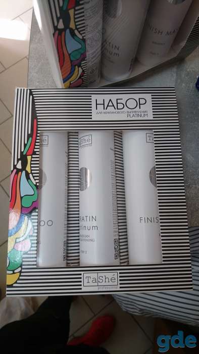 Tashe / Набор для кератинового выпрямления волос Keratin Platinum, фотография 2