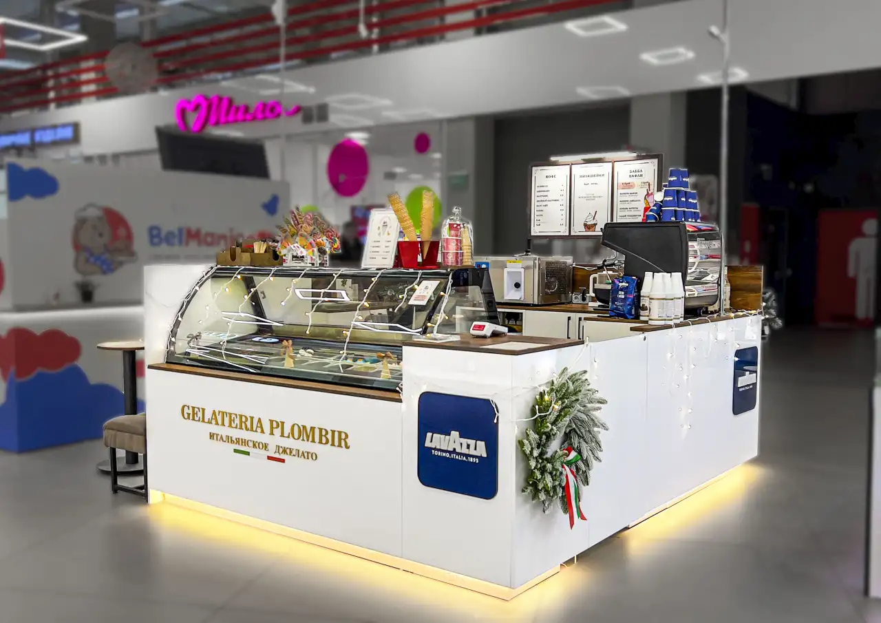 Итальянское мороженое Gelateria Plombir и кофе., минский район щомыслицкий сельсовет 32 корп 4, фотография 1