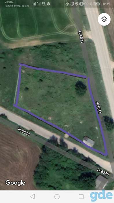 Продам участок 45 соток 7км от Гродно, Заречанка д.2, фотография 3