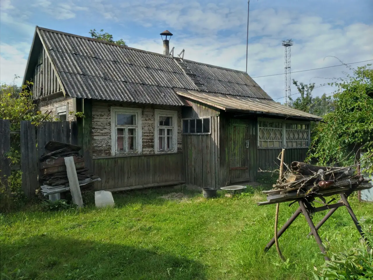 Дерев.дом ,48 кв.м.2 комн.,веранда,1 этаж, сад,колодец,электр-во,печь,газбаллон,хозпострлйки,, фотография 6