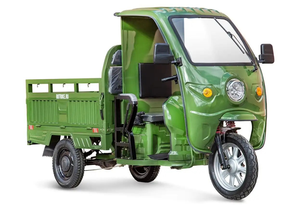 Грузовой электротрицикл rutrike глобус 1500 60v/1000w, фотография 1