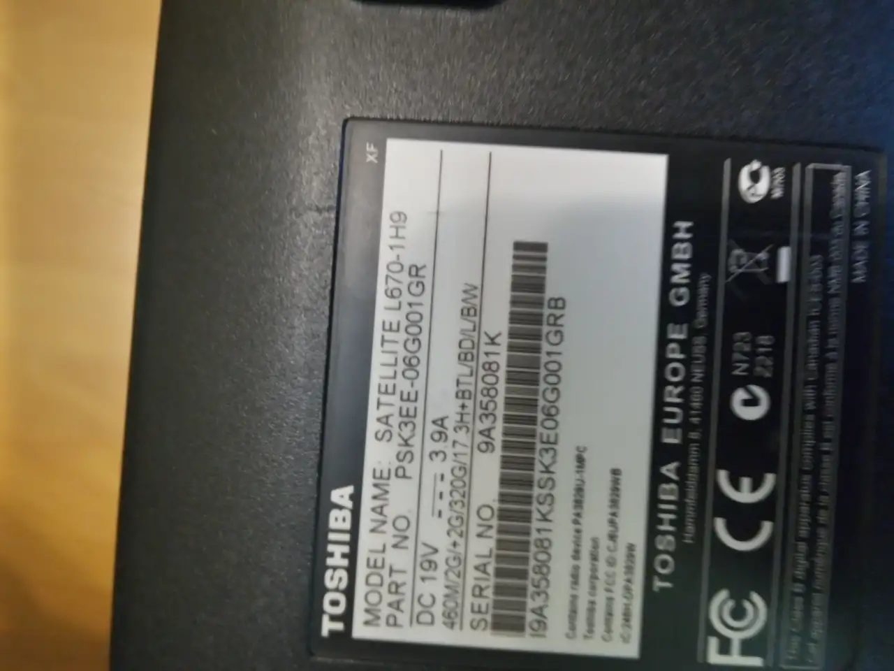 Продаю ноутбук Toshiba Satellite L670 Только из Германии, все родное Intel, как новый, made in Germany, 4gb Ram, 320gb H, фотография 8