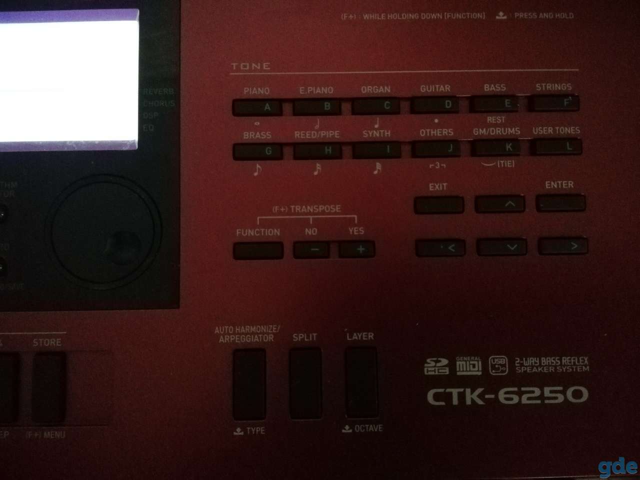 СИНТЕЗАТОР CASIO CTK -6250, фотография 9