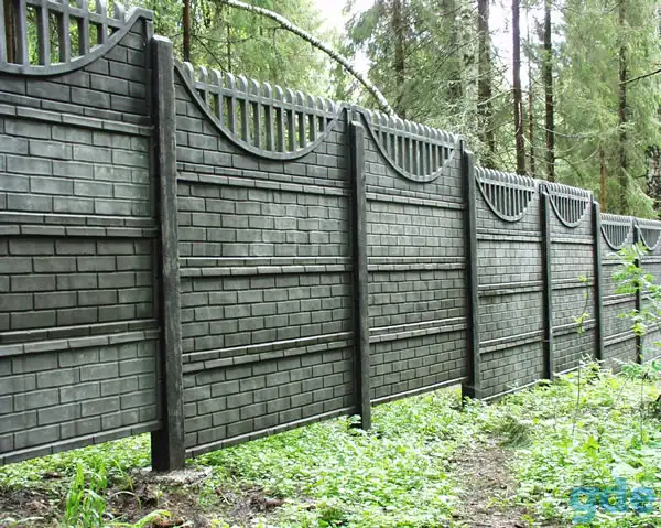 Красивый забор для вашего участка, фотография 10