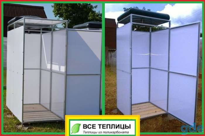 Душ для дачи с тамбуром и без, фотография 1