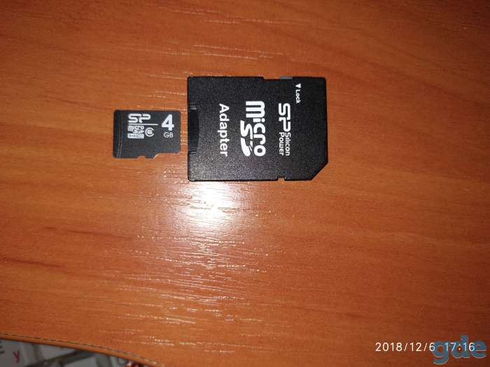 Продам карту памяти Silicon Power microSDHC (Class 6) 4GB, фотография 1
