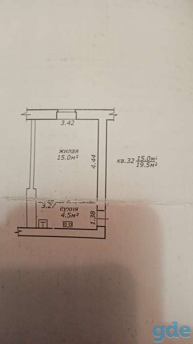 Продам 1 комнатную квартиру, Коммунальная дом 3, фотография 3