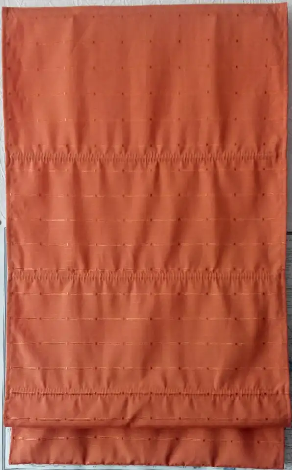 Новые римские тканевые шторы Gardinia 100х160 терракот, фотография 2