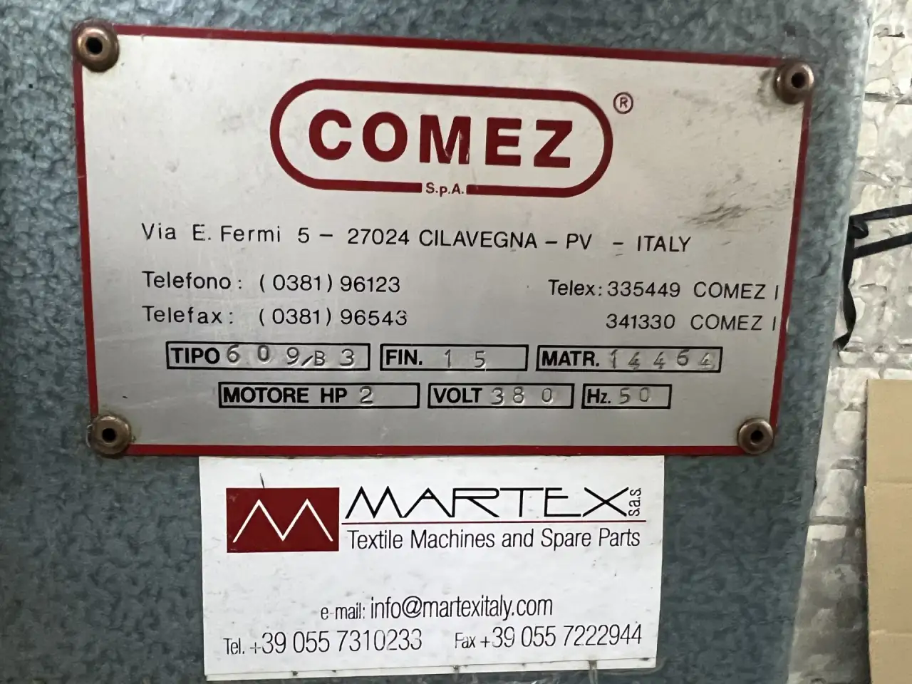 Плосковязальная машина Comez, Италия, фотография 1