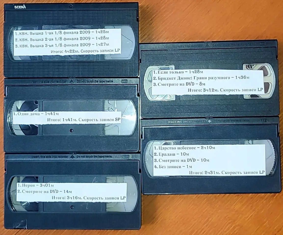 Домашняя коллекция VHS-видеокассет ЛОТ-28, фотография 3