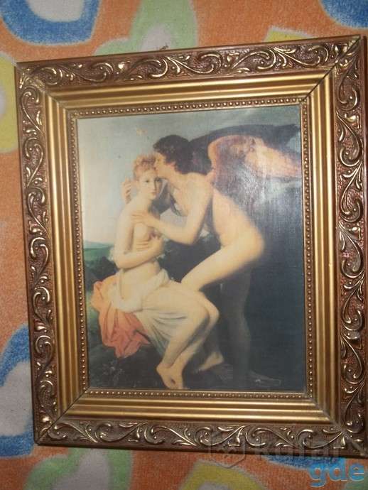 картина холст, аэрография СССР, 34*29 см За счёт покупателя вышлю почтой Смотрите мои другие лоты, фотография 2