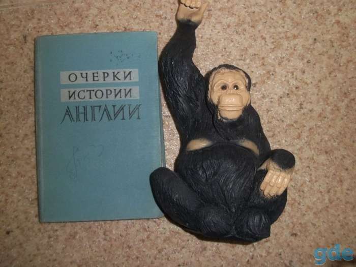 большая пластиковая статуэтка обезьяна до головы 18см если с рукой 28см За счёт покупателя вышлю почтой Смотрите мои дру, фотография 1