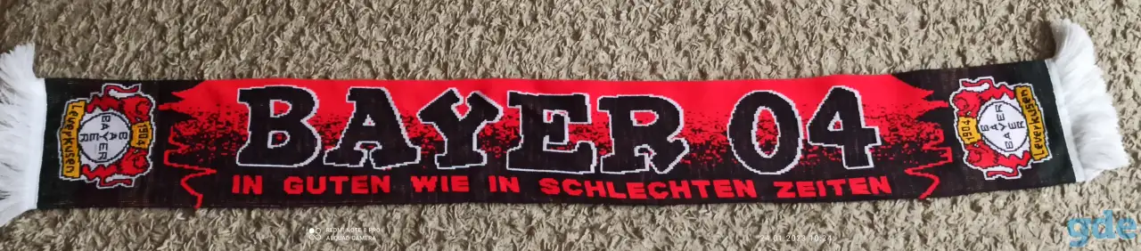 Шарф BAYER 04 LIVERKUSEN оригинальный, фотография 2