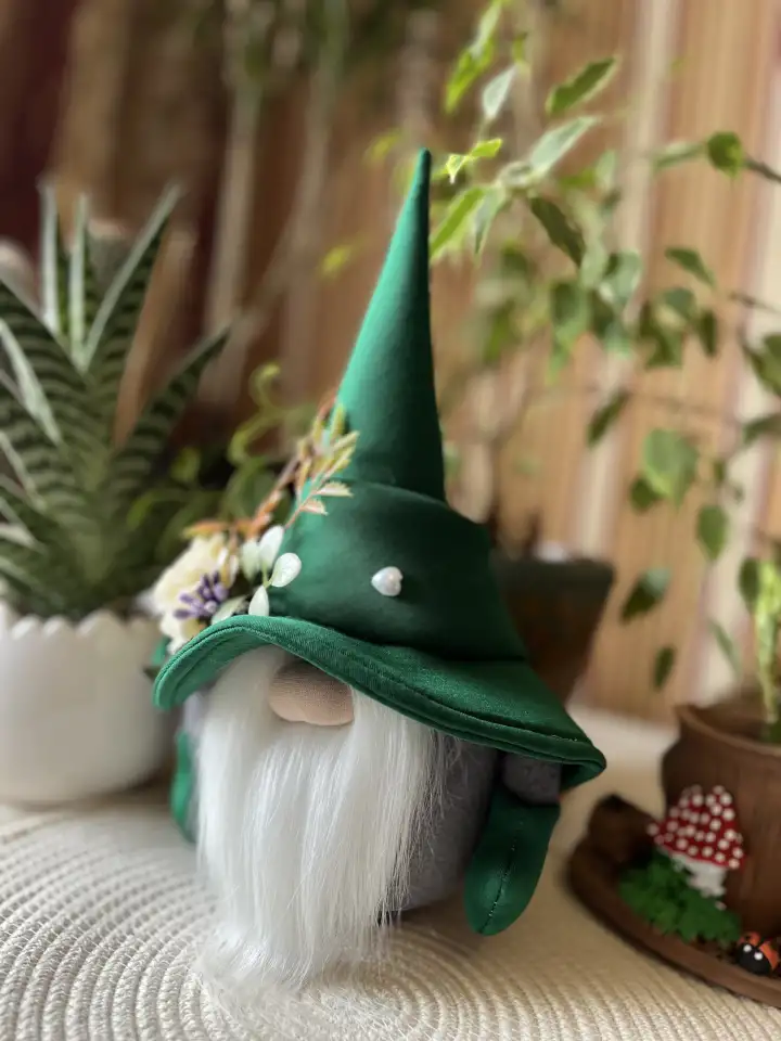 Интерьерная игрушка скандинавский гном., фотография 8