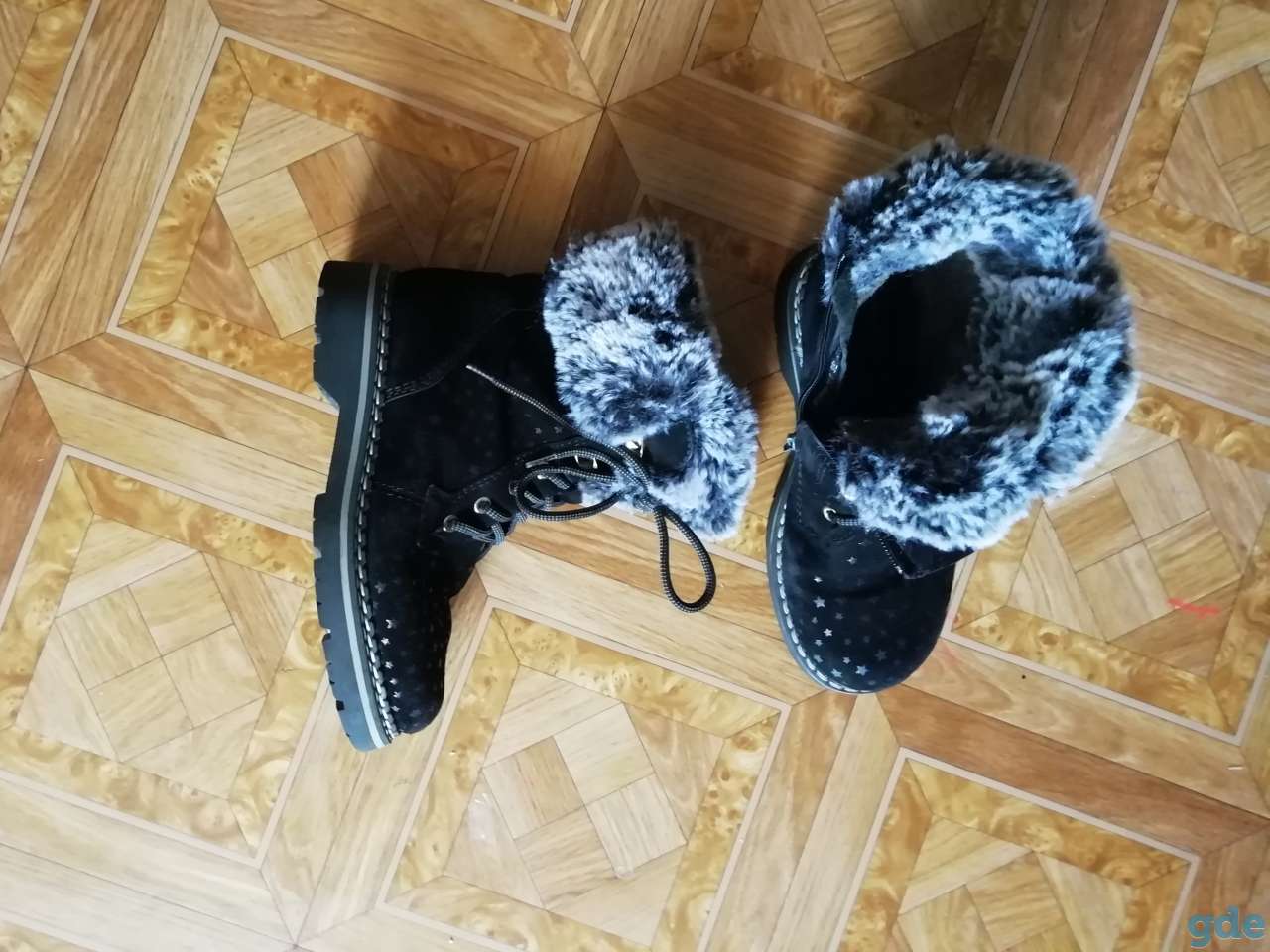 Зимние ботинки для девочки, фотография 2