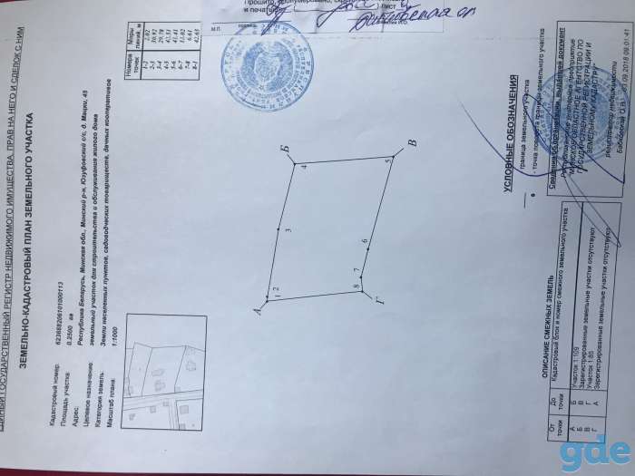 Продам участок с готовым фундаментом 2020 г.п., фотография 1