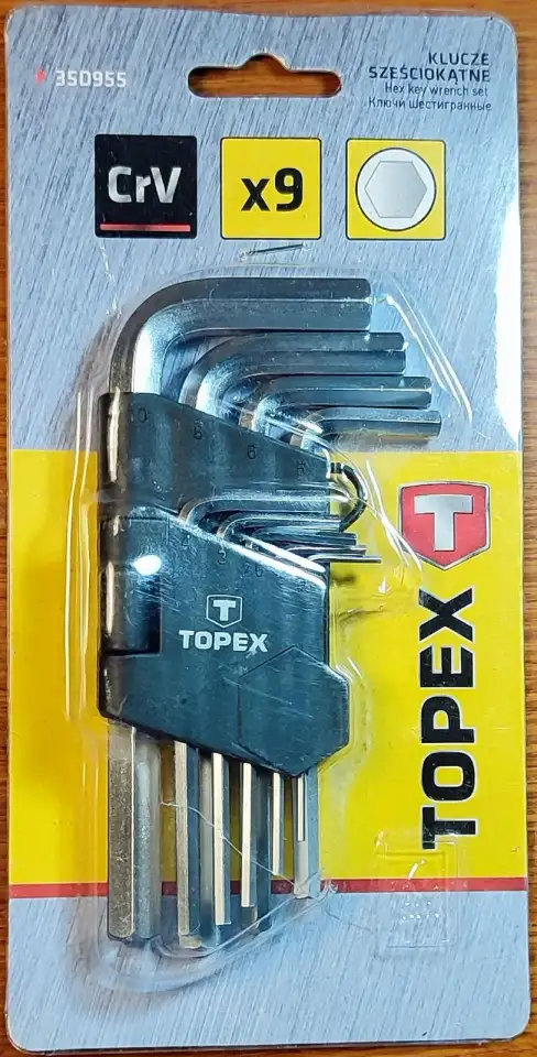 Набор шестигранников Topex, фотография 1