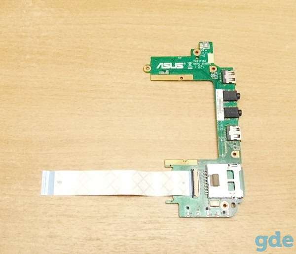Панель с кнопкой включения для ноутбуков Asus 1201XXX. Комплект: шлейф (40-pin)., фотография 1