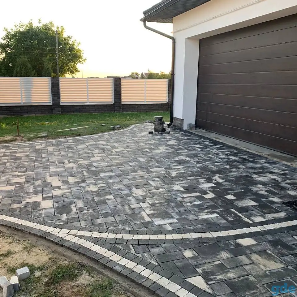 Укладка тротуарной плитки, фотография 3